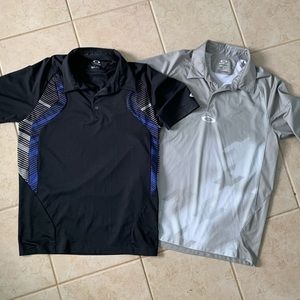 2 Oakley golf shirts